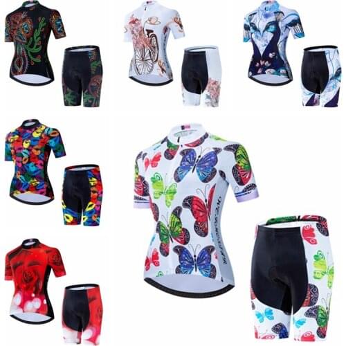 Pro Women Cycling Set MTB Bike Clothing Women Racing Bicycle Clothes Ropa Ciclismo Cycling Wear Cycling Jersey Set