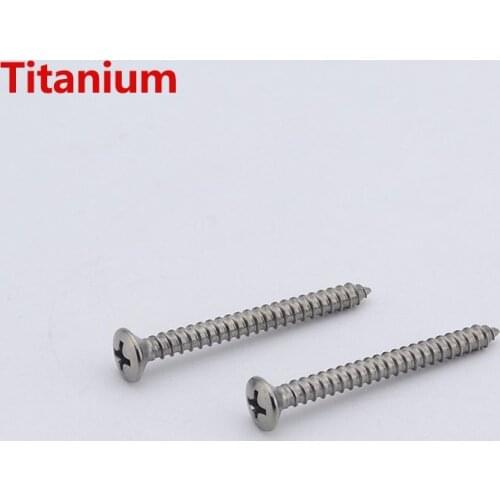【Made in Korea】 1 Set ( 2Pieces ) Electric Guitar Tremolo Bridge Spring Claw Titanium Screws