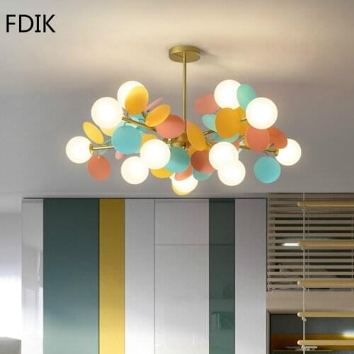 Modern Pendant Light Flower Branch Hanging Lamp for Living Room Bedroom Hotel Hall Lamp Suspension Luminaire Lighting Fixtures