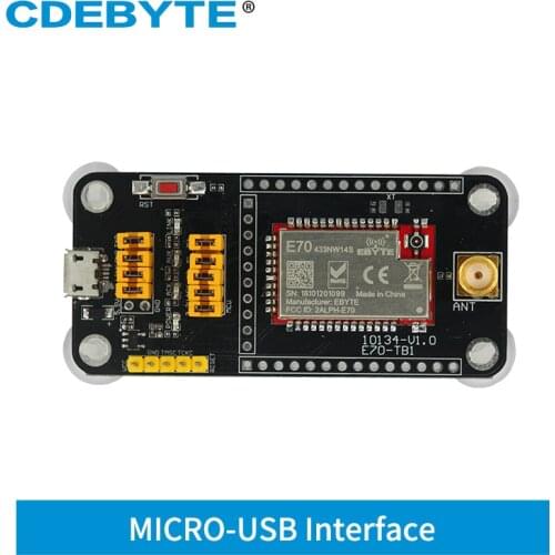 E70-433TBL-NW01 CH340G USB Test Board For UART 433MHz 14dBm Star Network Transceiver Module