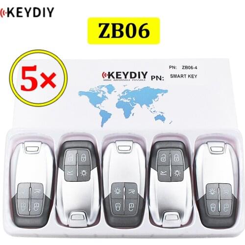 5PCS/LOT Universal ZB01 KD Smart Key Remote for KD-X2 Car Key Remote Replacement Fit More than 2000 Models