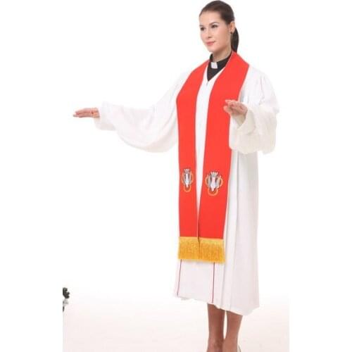 High quality Christian Church Clothing Wedding Hymn Holy Garments Nun Costume Christian Sing Robe Jesus Class Service Wear