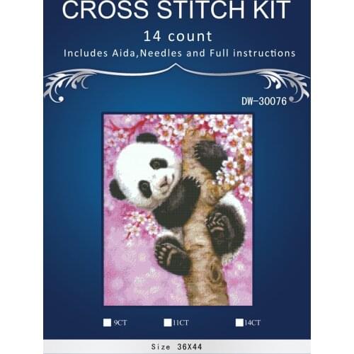 Top Quality Lovely Hot Sell Counted Cross Stitch Kit Old World Holiday Ornaments Similar DMC pink panada