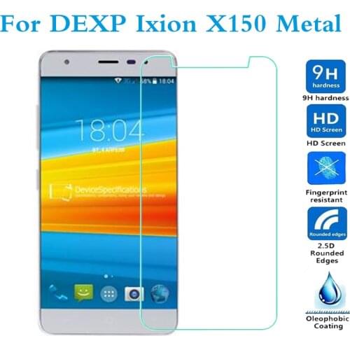 For DEXP Ixion X150 Metal Tempered Glass For DEXP Ixion ES750 Connect Toughened Screen Protector Film Protective Screen Case