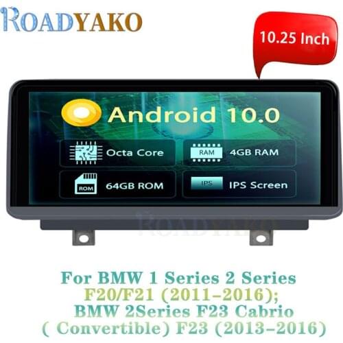 10.25'' Android 10.0 Car Radio Navigation For BMW 1er 2er F20 F21 F23 2011-2016 NBT Stereo Car Multimedia player 2 Din Autoradio