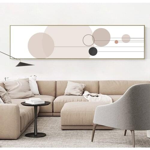 Abstract Pink Circle pattern Canvas Painting Poster Print Modern Wall Art Simple Pictures For Living Room Bedroom Home decor