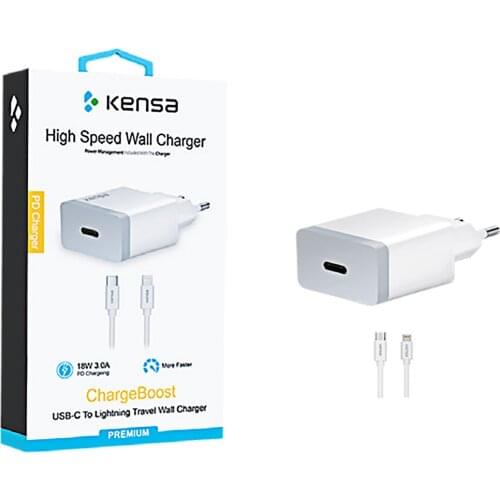 QC-50-USB-C LİGHTNİNG Mobile Phone Charging Power Adapter
