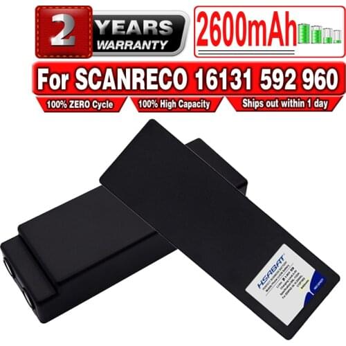 HSABAT 2600mAh RSC7220 Battery for Scanreco/Palfinger 16131,590,592,960,BS590,EA2512,FBS590,790, RC400,RC590,RC960,YWW0439