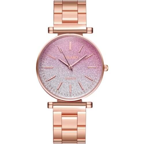 Womens Watch Luxury Female Quartz Watches Stainless Steel Watchband Casual Fashion Bracelet Ladies Girls Clock Gifts