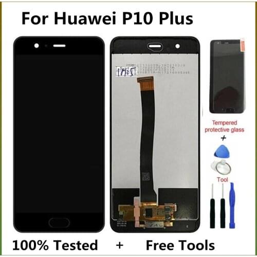 Black White Gold LCD Display For Huawei P10 Plus LCD Display Touch Screen Digitizer Assembly For Huawei P10 Plus VKY-L09 VKY-L29