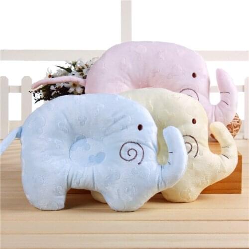 Baby Pillow Newborn Cotton Soft Animal Elephant Shape Memory Foam Nursing Pillow For Newborn Infant Baby Pillow Bebe Bedding