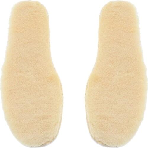 Children Adults Winter Warm Fleece Insoles Inserts Shoes Boots Slippers Pads