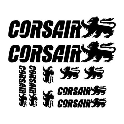For 1Set Corsair Bike Decals Sticker Kit Set MTB DH Downhill Fox Konig Ducat Toro Pantani Car Styling