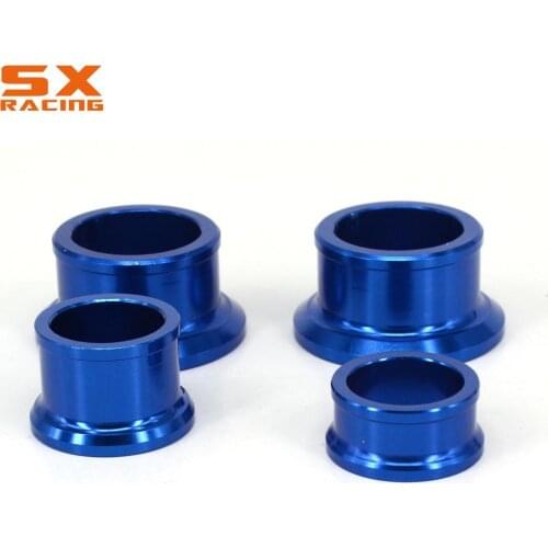 CNC Front Rear Wheel Hub Spacers Kit For Yamaha YZ125 YZ250 2002-2021 YZ250F YZ450F 2003-2021 YZ125X YZ250X YZ250FX YZ450FX
