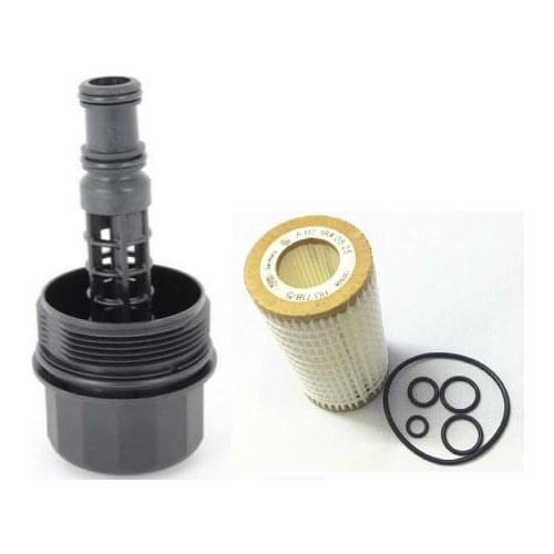 Oil Filter Housing Cap & filter for Mercedes W164 W203 E550 S550 ML450 S400 2721800038