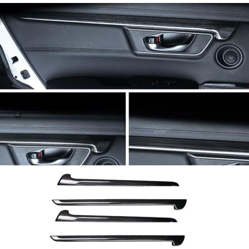 Lsrtw2017 for Honda CRV CR-V Car Inner Door armrest Trims Decorative Interior Accessories Mouldings 2017 2018 2019 2020 2021