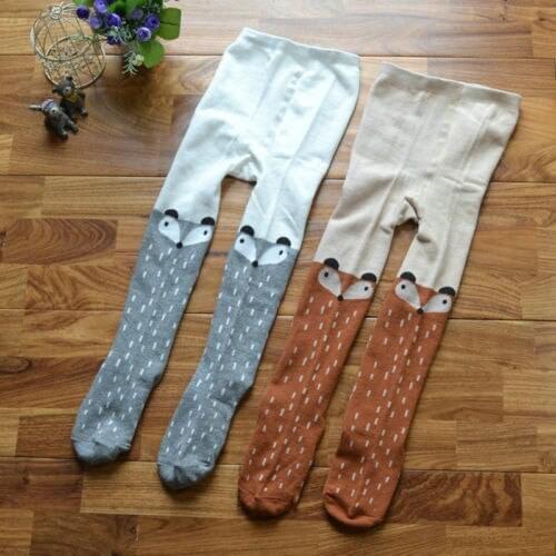 Girl Cute Soft Skin-Friendly Pantyhose Animal Fox Dot Print Warmth Fashion Comfortable Stockings Bottoming Body Stockings