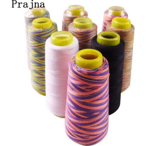 2PCS High Quality Sewing Thread 6 Colors Thread Kit 40/2 1500Y Polyester Thread For Sewing Machines,Quilting,Serger,Overlock