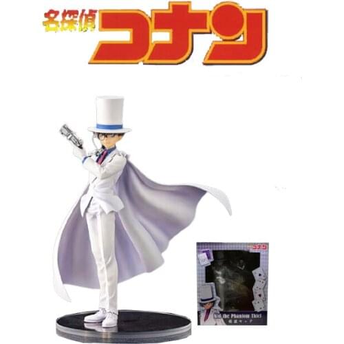 2021 New Animation Detective Conan Classic Character Kaitou Kiddo Three-dimensional Pvc Model Boy Collection Gift Birthday Gift