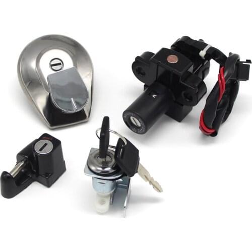 Motorcycle Ignition Switch Fuel Gas Tank Cap Cover Seat Lock Key Set Kit For Honda CB750 Nighthawk 1991 1992-2003 35010-MW3-830