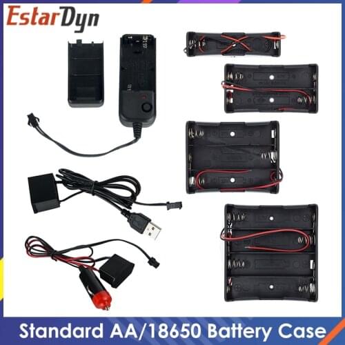 1pc Wholesale Store Plastic Battery Box Storage Case for 1 x 18650 Black with 6" Wire Leads