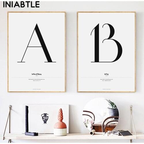 Quote Words Nordic Child Kid Posters And Prints Nursery Baby Bedroom Wall Art picture Canvas Painting for Living Room Home Decor