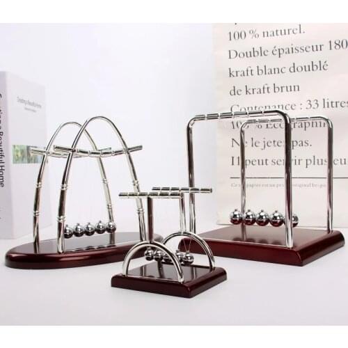 School Physics Teaching Supplies Newton Cradle Balance Steel Balls Science Pendulum Desk Toy Home Decoration Gift Dropshiping