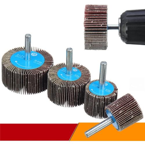 180 Grit 25/30/40/50 Sanding Flap Wheel Polishing Grinding Accessories Tool Disc For Dremel Rotary Tool