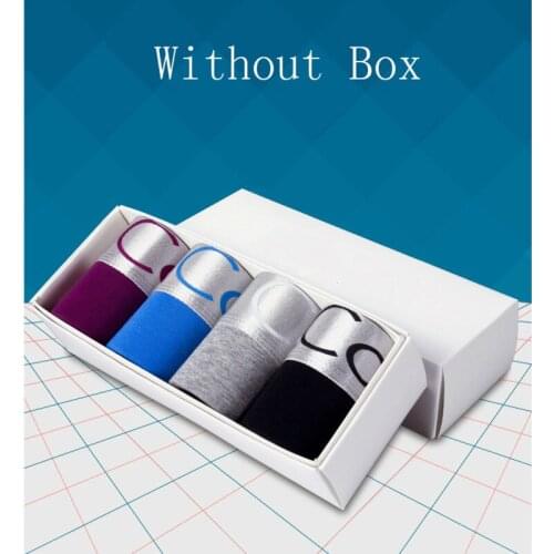 4pcs/Lot Mens Panties Cotton Men Underpants Boxershort Male Breathable Boxer Male Underwear Man Cueca Boxer Homme Boxershorts