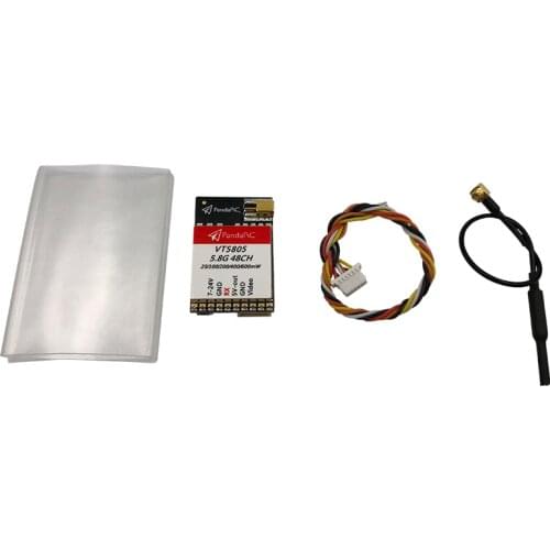 PandaRC VT5801 v2 VT5805 FPV Video Transmitter 5.8G 48CH 25/100/200/400/600mW Switchable OSD adjustable SMA MMCX VTX