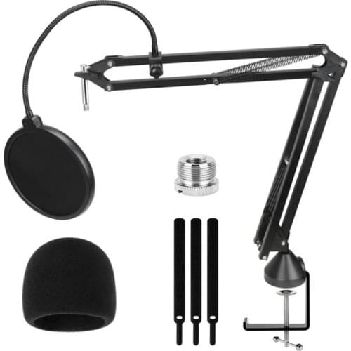 Rotation Installation Studio Microphone Arm with Suspension Scissors Bracket,For Blue Nano & Snowball,Etc