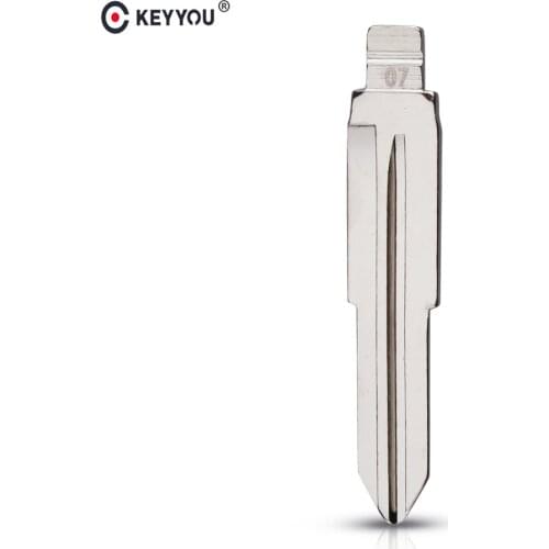 KEYYOU 07# Blade Replacement Remote Flip For Mitsubishi Outlander Grandis ASX Pajero Car Blank KD For Mitsubishi MIT11 Key Blade