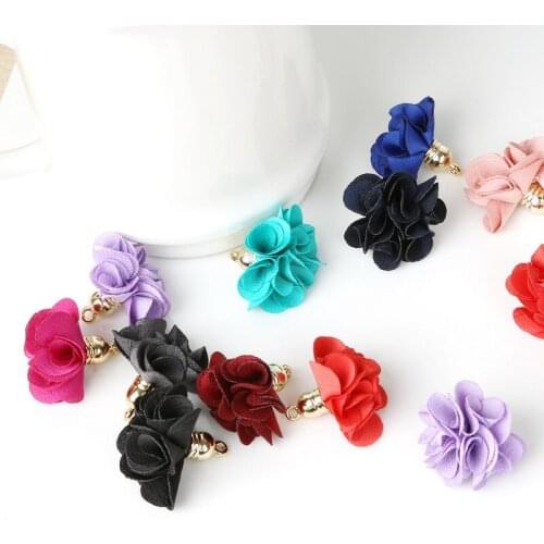 10PCS 14 Color Polyester Fringe Decorative Tassel For Keychain Cellphone Straps DIY Sewing Garment/Clothes/Curtain Accessories
