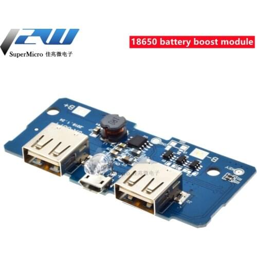 18650 battery 3.7V to 5V2A boost module DIY power bank/mobile power motherboard/circuit board