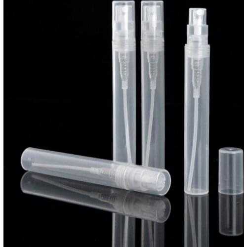 4ML Atomizer Empty Matte Plastic bottle Spray Refillable Fragrance Perfume Scent Sample Bottle LX8077