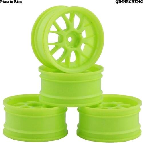 4pcs 907 Wheel Plastic Rim Offset 3mm Fit HSP HPI 1:10 On-Road Racing Car Tires