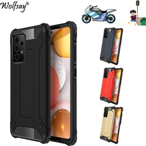 Case For Samsung Galaxy A72 4G Case Bumper TPU+PC Hybrid Armor Back Cover For Samsung A72 4G Case For Samsung A72 4G 6.7 inch