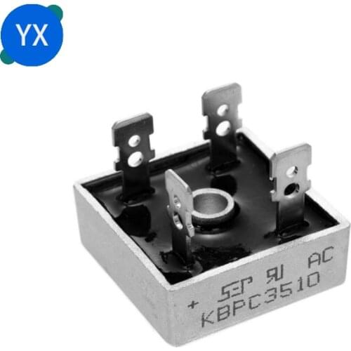 KBPC3510 35A 1000V DIP Diode Bridge Rectifier Single-phase Rectifier Bridge Accessories for CNC Machinery