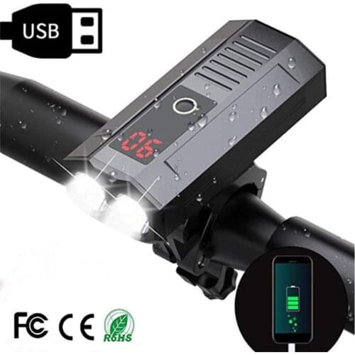 5200 MAh Bike Light USB Rechargeable L2 Mountain Cycling Bike Headlight Waterproof LED Super Bright Flashlight Front Lights