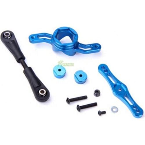Alloy CNC Double Steering Arms Kits Fit for 1/5 Losi 5ive T Rovan LT KingmotorX2