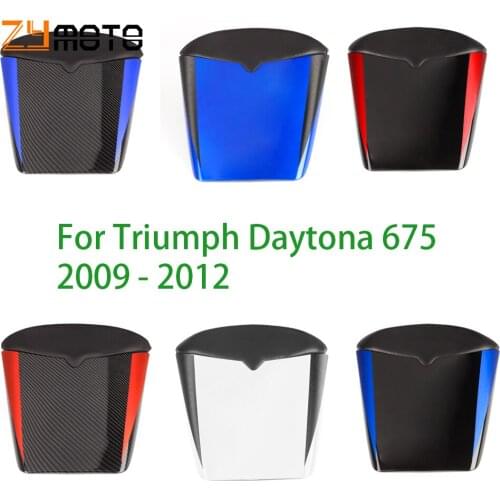 Red Blue White Black For Triumph Daytona 675 2006 2007 2008 2009 2010 2011 2012 Rear Pillion Passenger Cowl Seat Back Cover