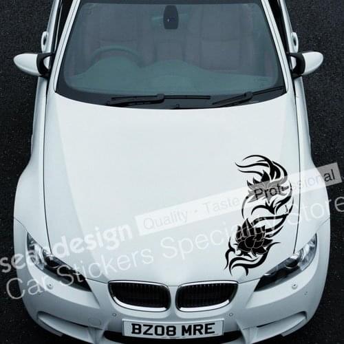 Cool! Totem Flower TT034 A Auto Car Decal Sticker PVC(black,white,red,Gray,Gold colour)