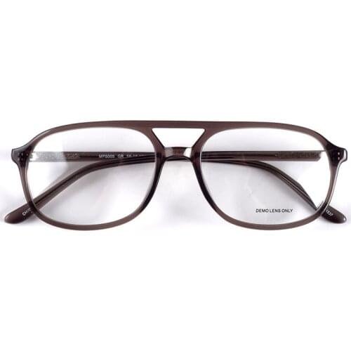 Men traditional acetate eyeglasses frames spectacles oversized ultra large double bridge