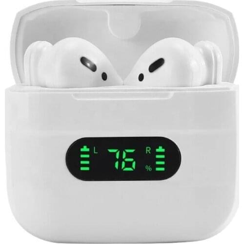 Semi-in-ear Wireless bluetooth Headphones Smart Touch Battery Display Headset Hifi 3D Surround Noise Reduction Portable Earphone