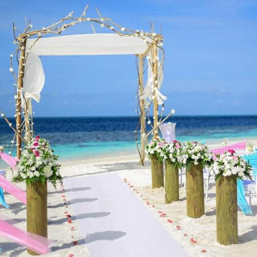 New Wedding Aisle Runner Carpet White Romantic Decoration Wedding Carpet Anti-slip Ceremony Banquet Wedding Aisle Runner Carpet