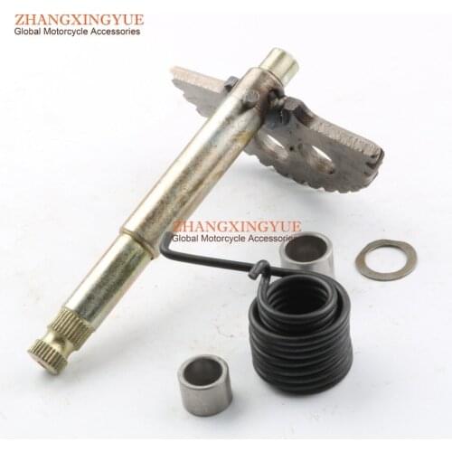 Kick Start Shaft Gear for GY6 125cc 150cc 152QMI 157QMJ ATV Starter Motor Chinese Scooter Parts Spindle 153mm