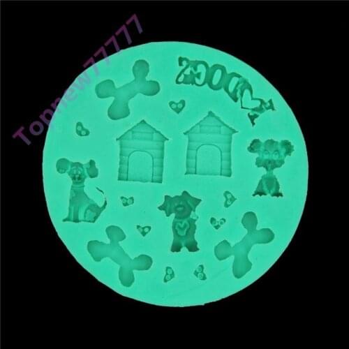 Lovely Pet Puppy Shape Silicone Bakeware Cooking Mold Fondant Cake Decorating Styling Tools Kitchen Gadgets 1956