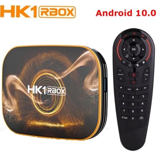 HK1 RBOX Smart TV Box Android 10 4G 64G 128G RK3318 1080P H.265 5G Wifi 4K VS HK1 MAX Set Top tv Box only Free shipping hot