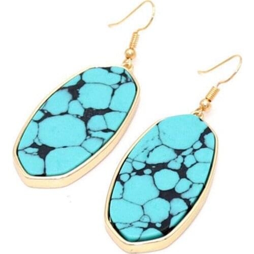 Fashion Shell Design Drop Earrings 3 Style Oval Abalone Long Dangle Earrings For Women Girl Gift Party Wedding Jewellery