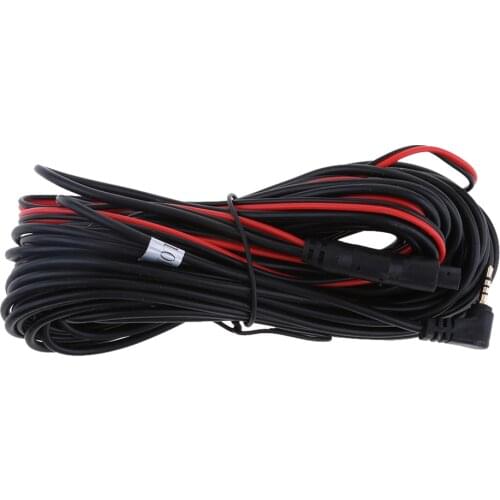 Universal 10M/32Ft Car RCA Video Extension Cable 4 Pin To 2.5mm fits For Car Rear View Backup Camera Easy Use